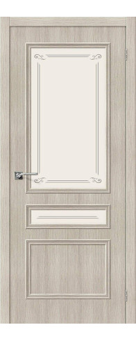 Межкомнатная дверь Симпл-15.2, цвет: Cappuccino Veralinga Размер полотна в мм: 200*90 Стекло: Mystic