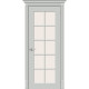 Межкомнатная дверь Скинни-11.1, цвет: Grace Размер полотна в мм: 200*60 Стекло: Magic Fog