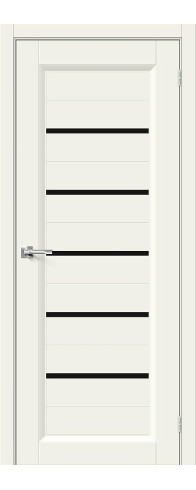 Межкомнатная дверь Скинни-51 Black Line, цвет: Whitey Размер полотна в мм: 200*60