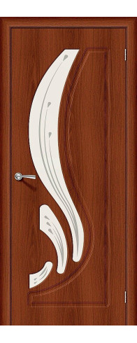 Межкомнатная дверь Лотос-2, цвет: Italiano Vero Размер полотна в мм: 200*60 Стекло: Art Glass