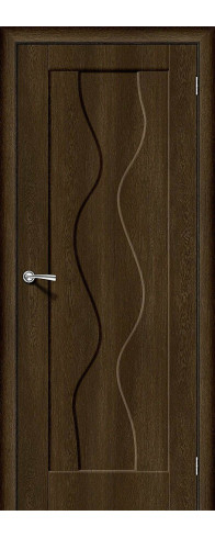 Межкомнатная дверь Вираж-1, цвет: Dark Barnwood Размер полотна в мм: 200*60