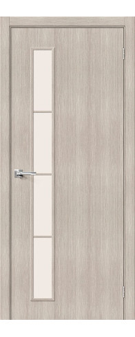 Межкомнатная дверь Тренд-4, цвет: Cappuccino Veralinga Размер полотна в мм: 200*70 Стекло: Magic Fog