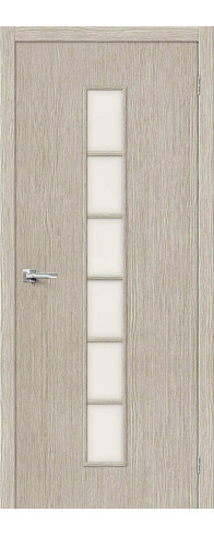 Межкомнатная дверь Тренд-12, цвет: 3D Cappuccino Размер полотна в мм: 200*90 Стекло: Magic Fog