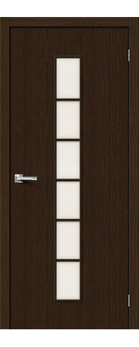 Межкомнатная дверь Тренд-12, цвет: 3D Wenge Размер полотна в мм: 200*70 Стекло: Magic Fog