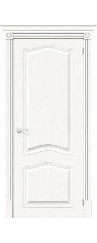 Межкомнатная дверь Вуд Классик-54, цвет: Whitey Размер полотна в мм: 200*60