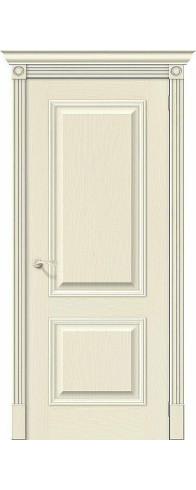 Межкомнатная дверь Вуд Классик-12, цвет: Ivory Размер полотна в мм: 200*90