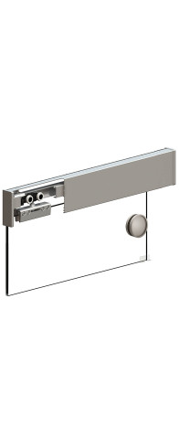 Раздвижная система Herkules Glass 2000, цвет: Серебро