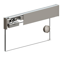 Раздвижная система Herkules Glass 2000, цвет: Серебро