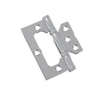 Петля без врезки стальная Bravo F-4-2BB 75*64*2,5 (универс.), цвет: C Хром