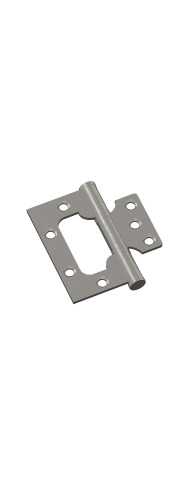 Петля без врезки стальная 2ВВ 75*63*2,5, цвет: SN МатНикель