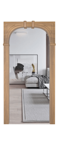 Арка ПВХ (Миланский орех)