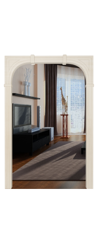 Арка ПВХ (Беленый дуб)