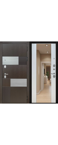 Вена Зеркало ОПТИМА (эмалит Белый)