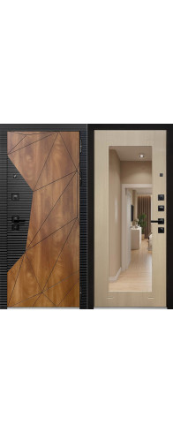 Геометрия Зеркало ПРЕСТИЖ (Капучино)