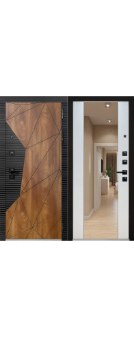 Геометрия Зеркало ОПТИМА (эмалит Белый)