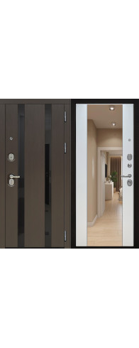 Прага Зеркало ОПТИМА (эмалит Белый)