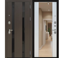 Прага Зеркало ОПТИМА (эмалит Белый)