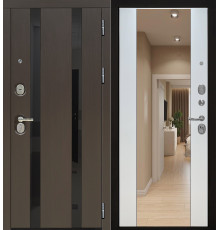 Прага Зеркало ОПТИМА (эмалит Белый)