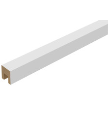 Декоративная рейка PW 4040 тип 2 (Белый эмалит)