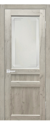 Евро 29 (Дуб крафт белый) со стеклом