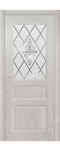 Честер (Эмаль белая полузалитая) со стеклом