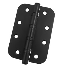 Петля универсальная, врезная овал (Черный матовый)