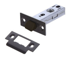 Межкомнатная бесшумная защелка (Черный никель)