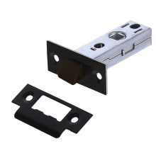 Межкомнатная бесшумная защелка (Черный матовый)