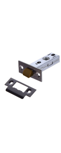 Межкомнатная бесшумная защелка (Графит)