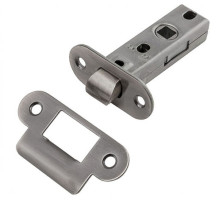 Межкомнатная овальная защелка (Матовый хром)