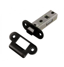 Межкомнатная овальная защелка (Черный никель)