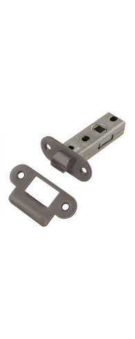 Межкомнатная овальная защелка (Графит)