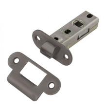 Межкомнатная овальная защелка (Графит)