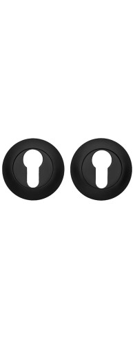 Накладка круглая на цилиндр (Черный матовый)