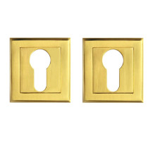 Накладка-квадро на цилиндр (Матовое золото)