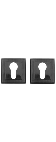 Накладка-квадро на цилиндр (Черный никель)