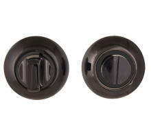 Завертка сантехническая круглая (Черный никель)