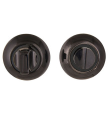 Завертка сантехническая круглая (Черный никель)