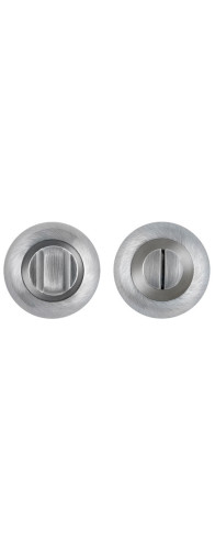 Завертка сантехническая круглая (Матовый хром)