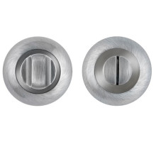 Завертка сантехническая круглая (Матовый хром)