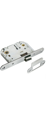 Защёлка сантехническая 2070 овальная (Матовый хром)